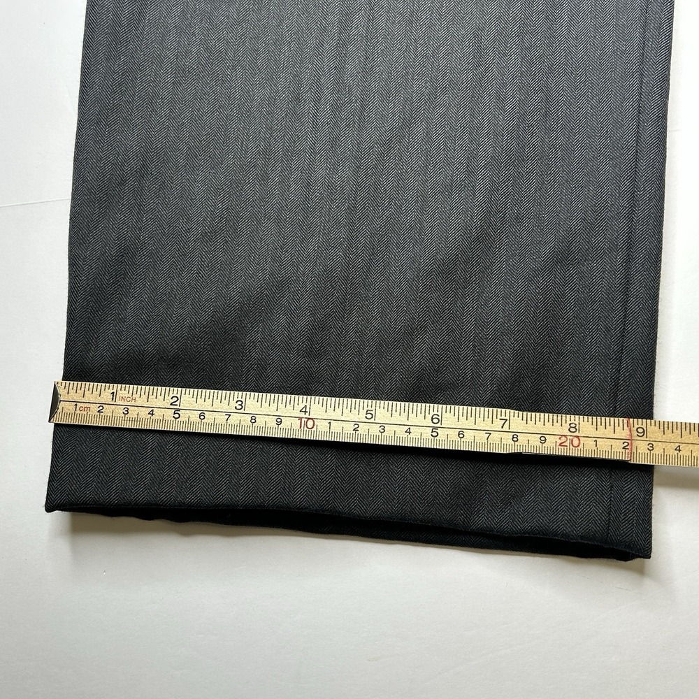 Brooks Brothers 1818 Madison Suit Pants Mens 36x30 Charcoal Gray 100% Wool USA - Picture 13 of 14